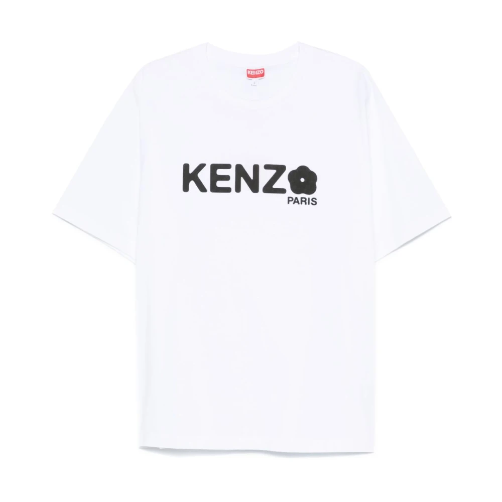 Kenzo Witte Crew Neck T-shirts en Polos White Heren