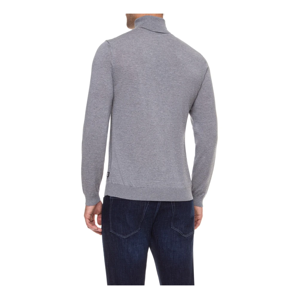 Hugo Boss Zilvergrijs Turtleneck Sweater Gray Heren