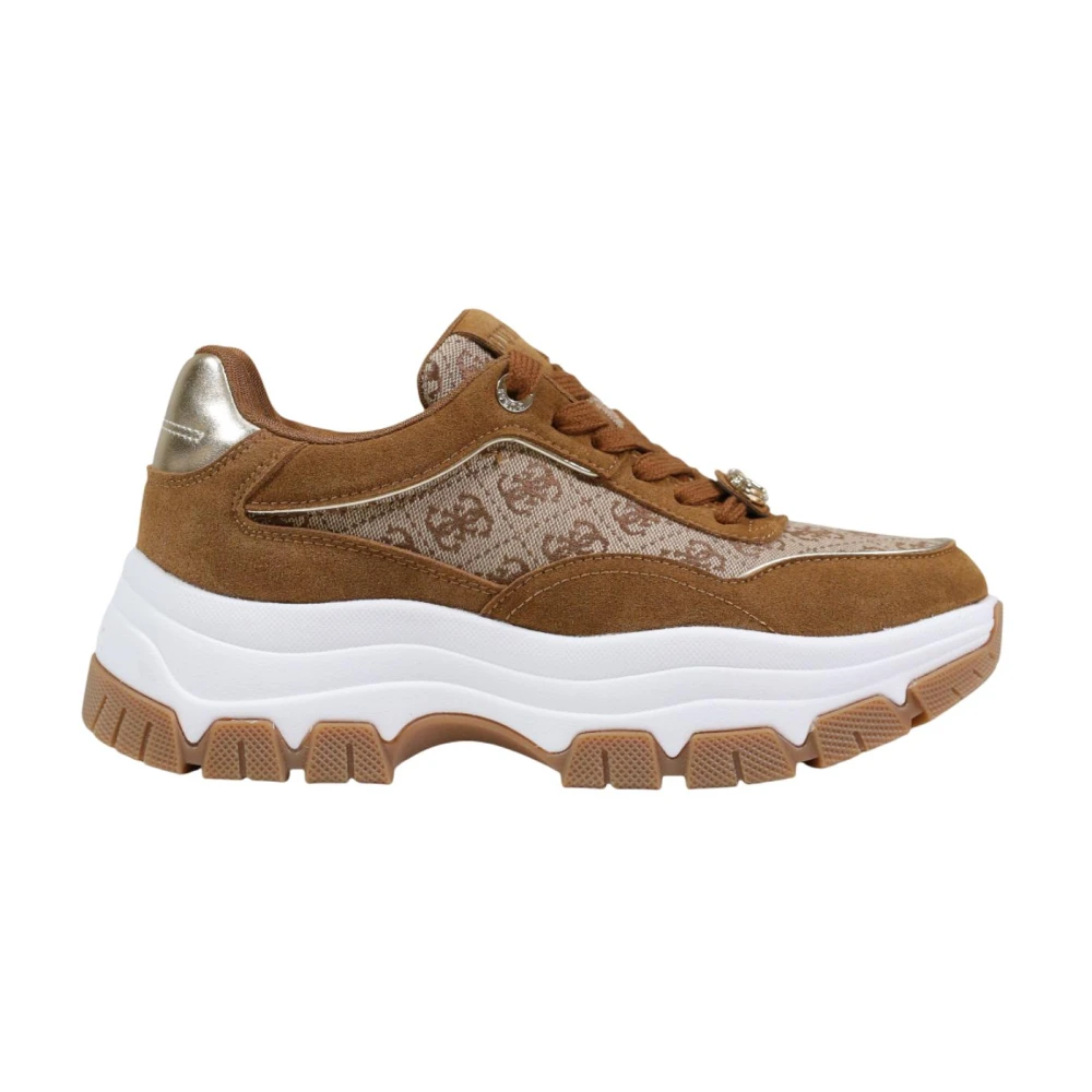 Guess Women's Beige Berrett3 Flpbt3 Fal12 Trainers - Sneakers - 8 Uk - Shoes