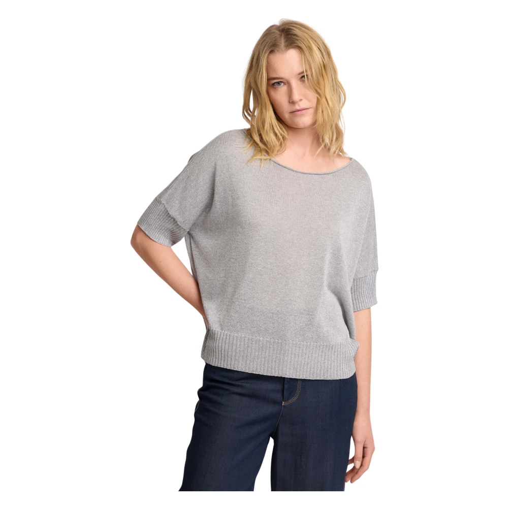 Kocca Gray Round-Neck Knitwear, Female, Xs, Fabrice