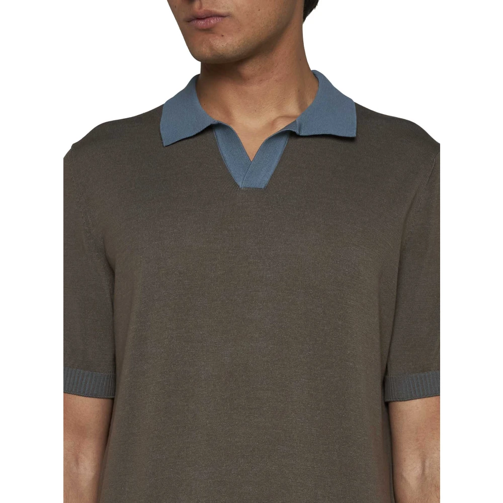 D4.0 Bruine T-shirts en Polos Brown Heren