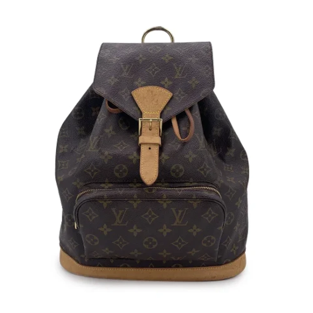 Louis Vuitton Vintage Pre-owned Canvas backpacks Brown Dames