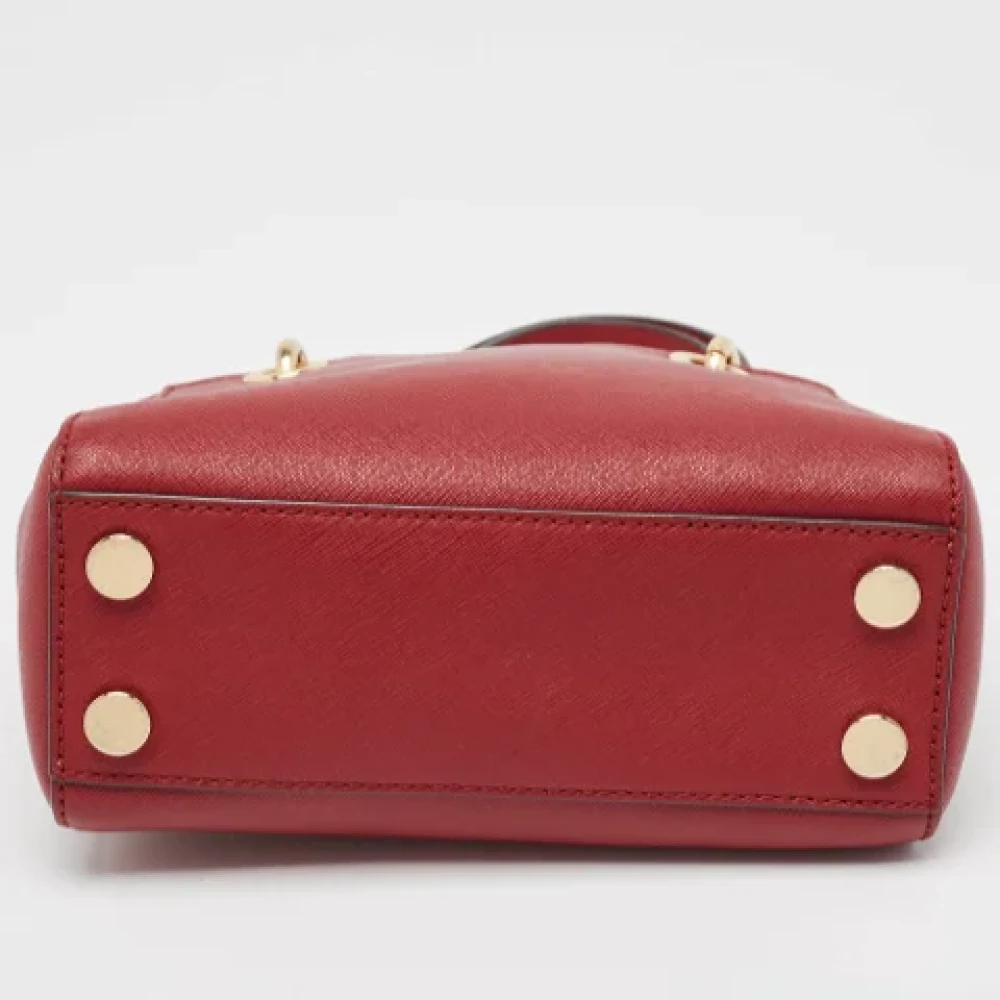 Michael Kors Pre-owned Leather handbags Red Dames