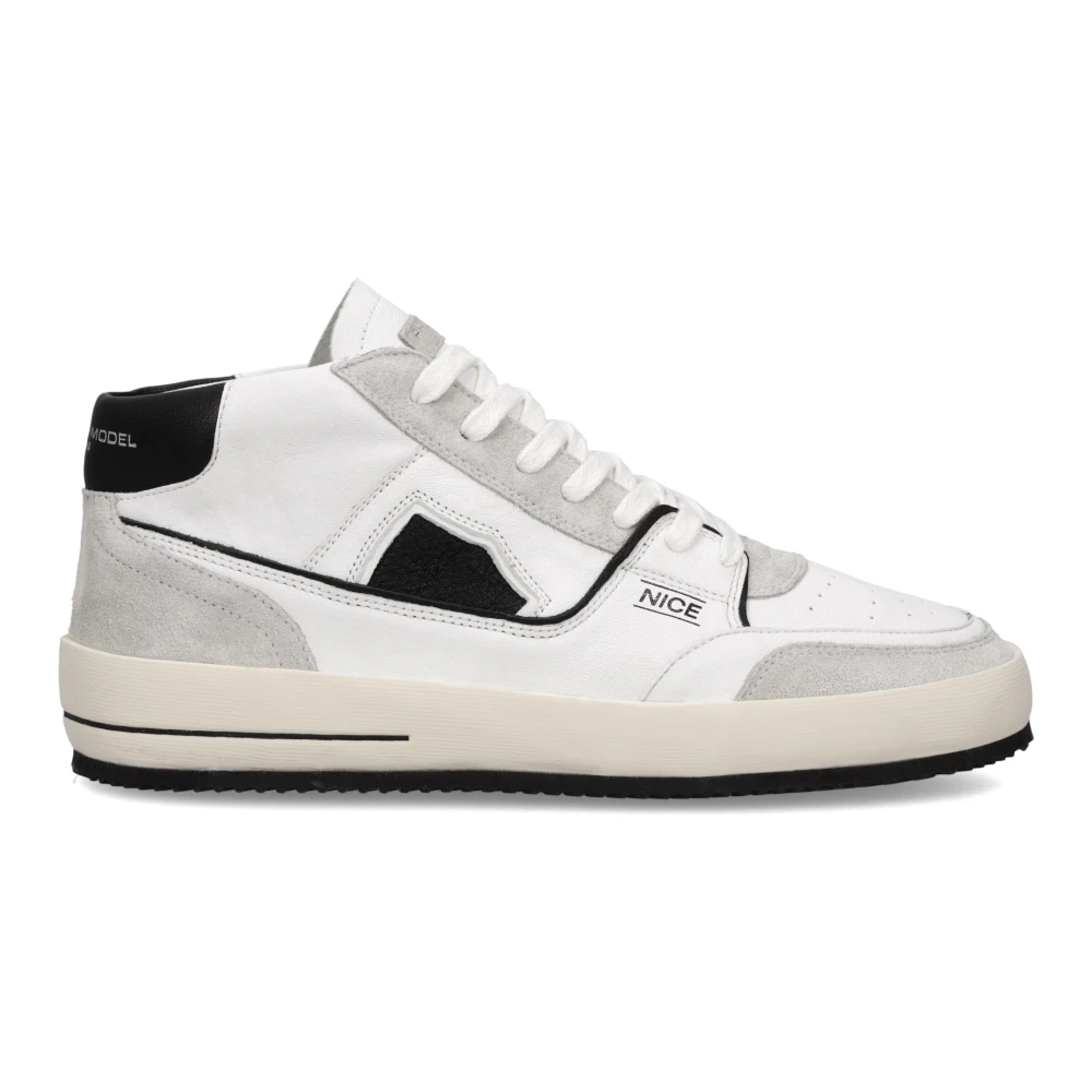Philippe Model Men's White Nice Tennis Sneaker