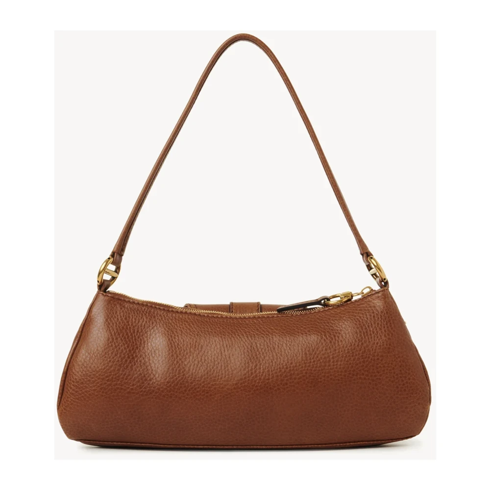 Chloé Bruin Leren Schoudertas Brown Dames