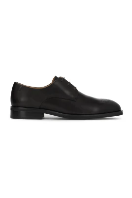 Läder Derby med Brogue-detaljer