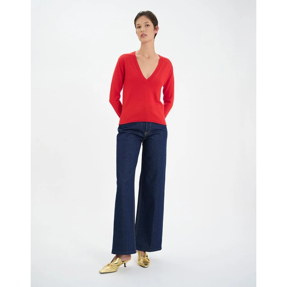 Ines De La Fressange Paris Angelica Sweater Red Dames
