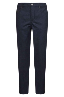 pantalon-en-laine-bleue-avec-blason