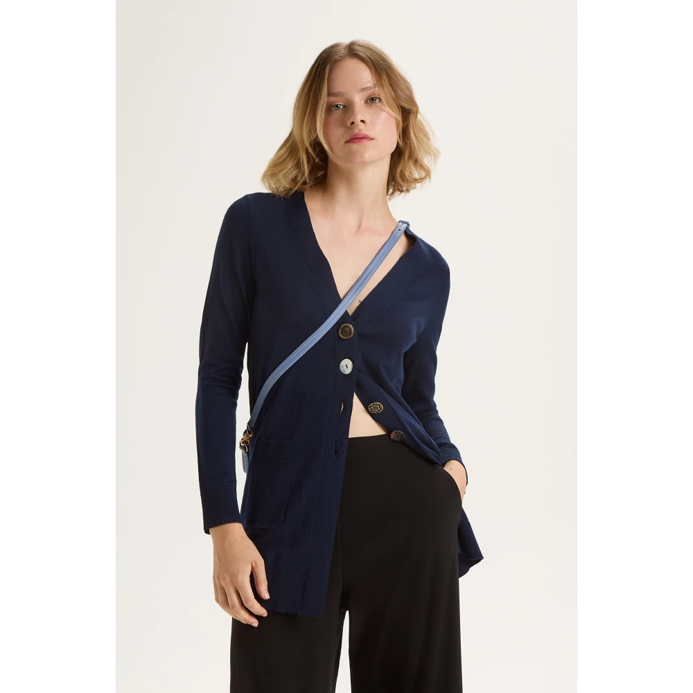 Maliparmi Kleuren VAN DE Wereld Vest Blue Dames