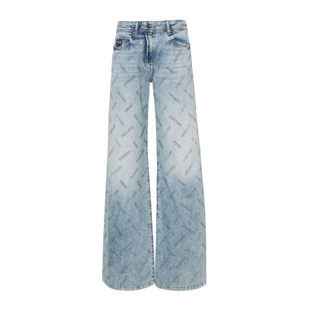 Versace Jeans Couture Blauwe Jeans voor Stijlvolle Look Blue Dames