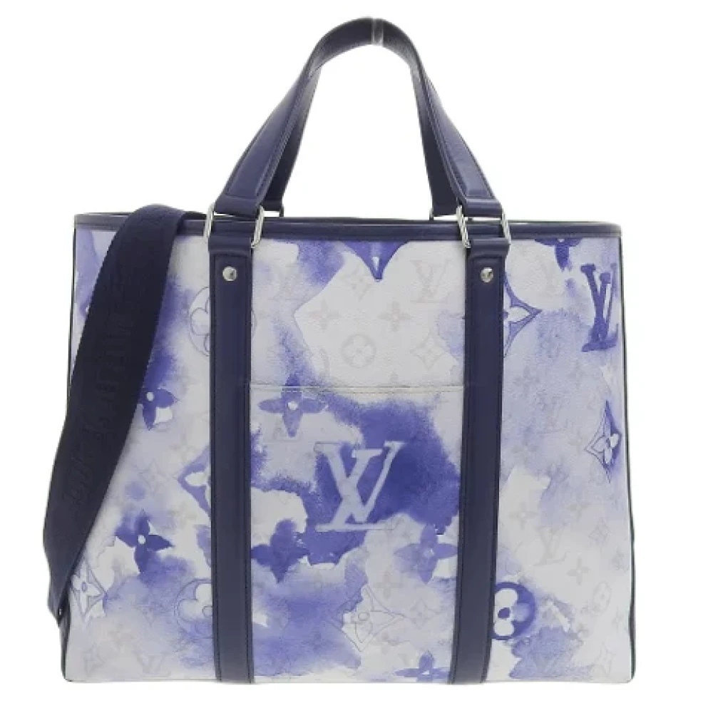 Louis Vuitton Vintage Pre-owned Canvas louis-vuitton-bags Blue Dames