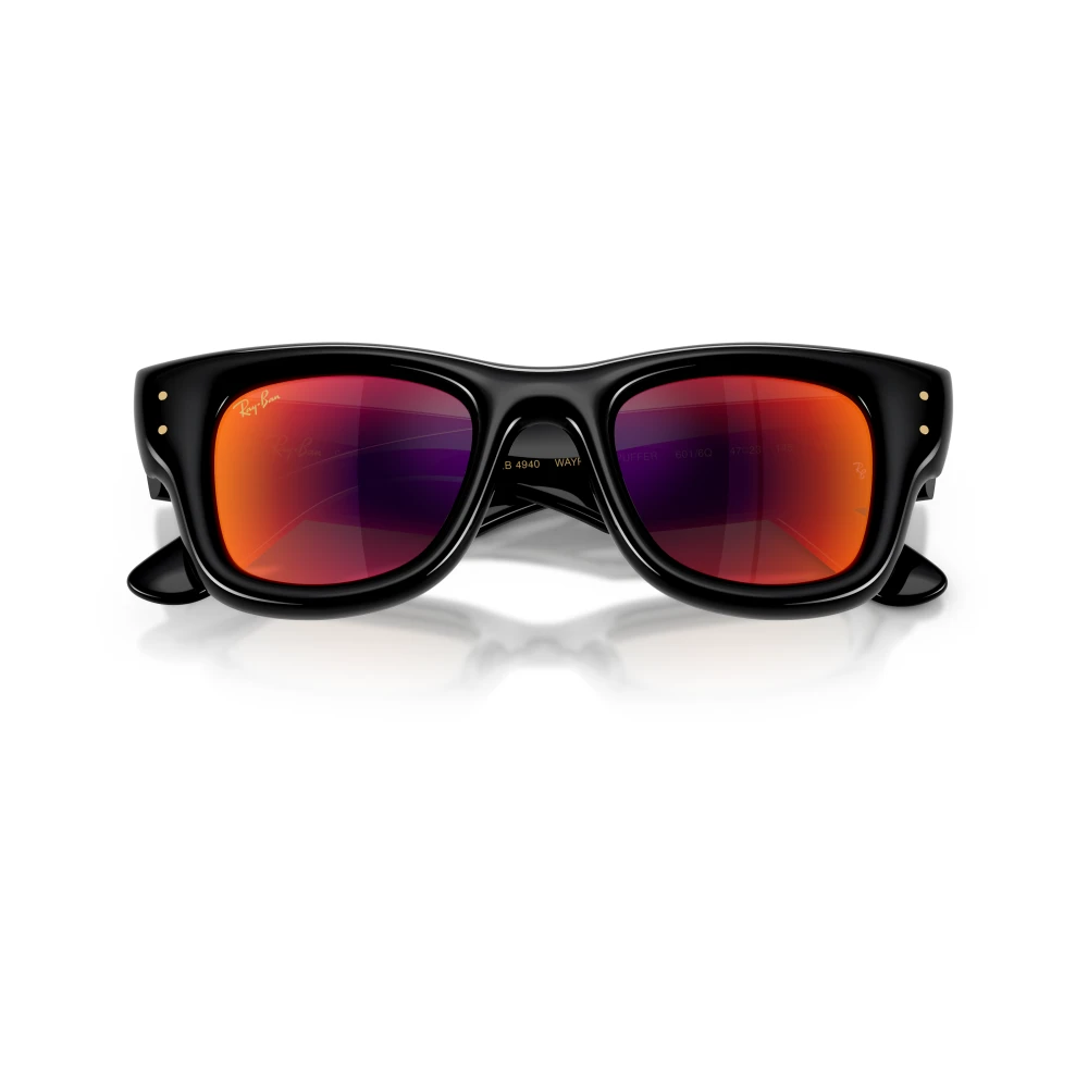 Ray-Ban Unisex Black Sunglasses, 50 Mm, Rb4940 Wayfarer Puffer