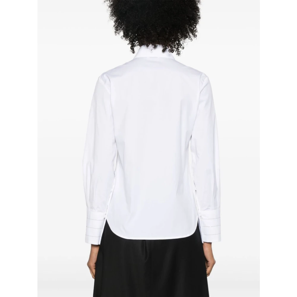 PESERICO Witte shirts voor vrouwen Aw24 White Dames