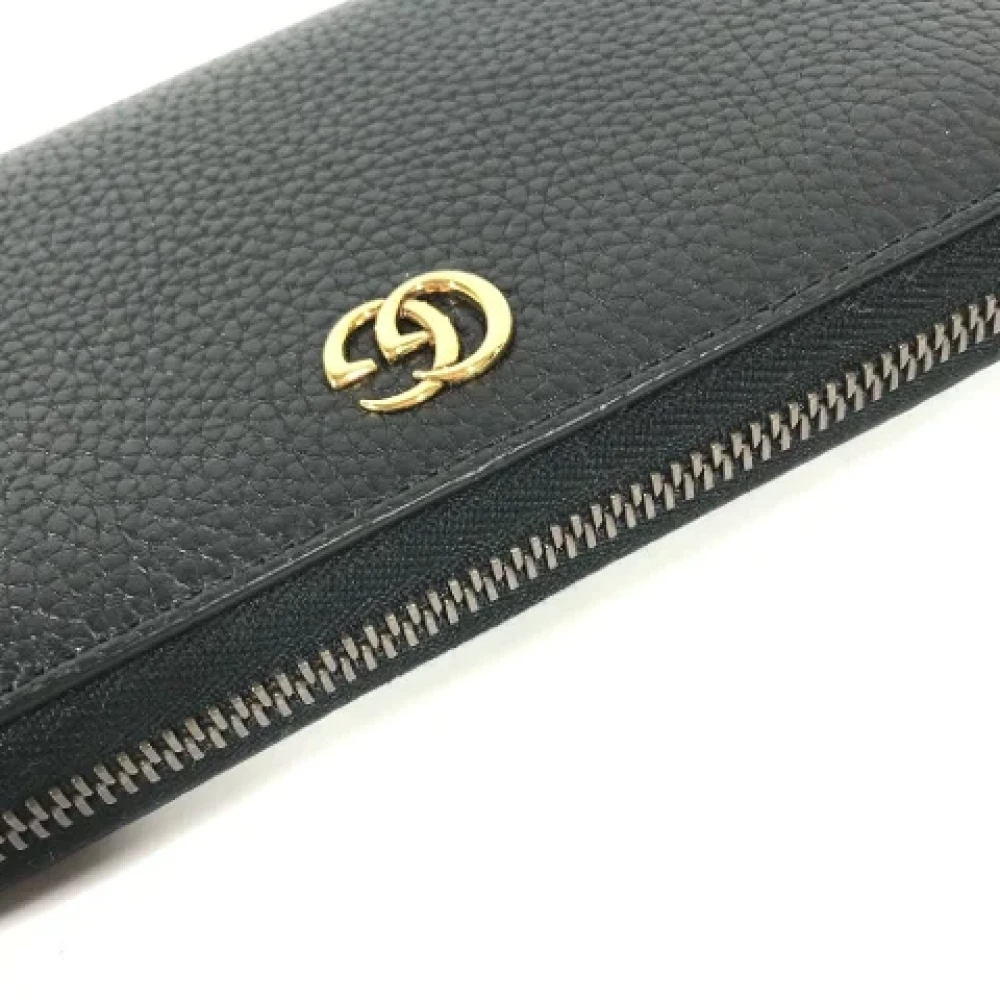 Gucci Vintage Pre-owned Leather wallets Blue Dames