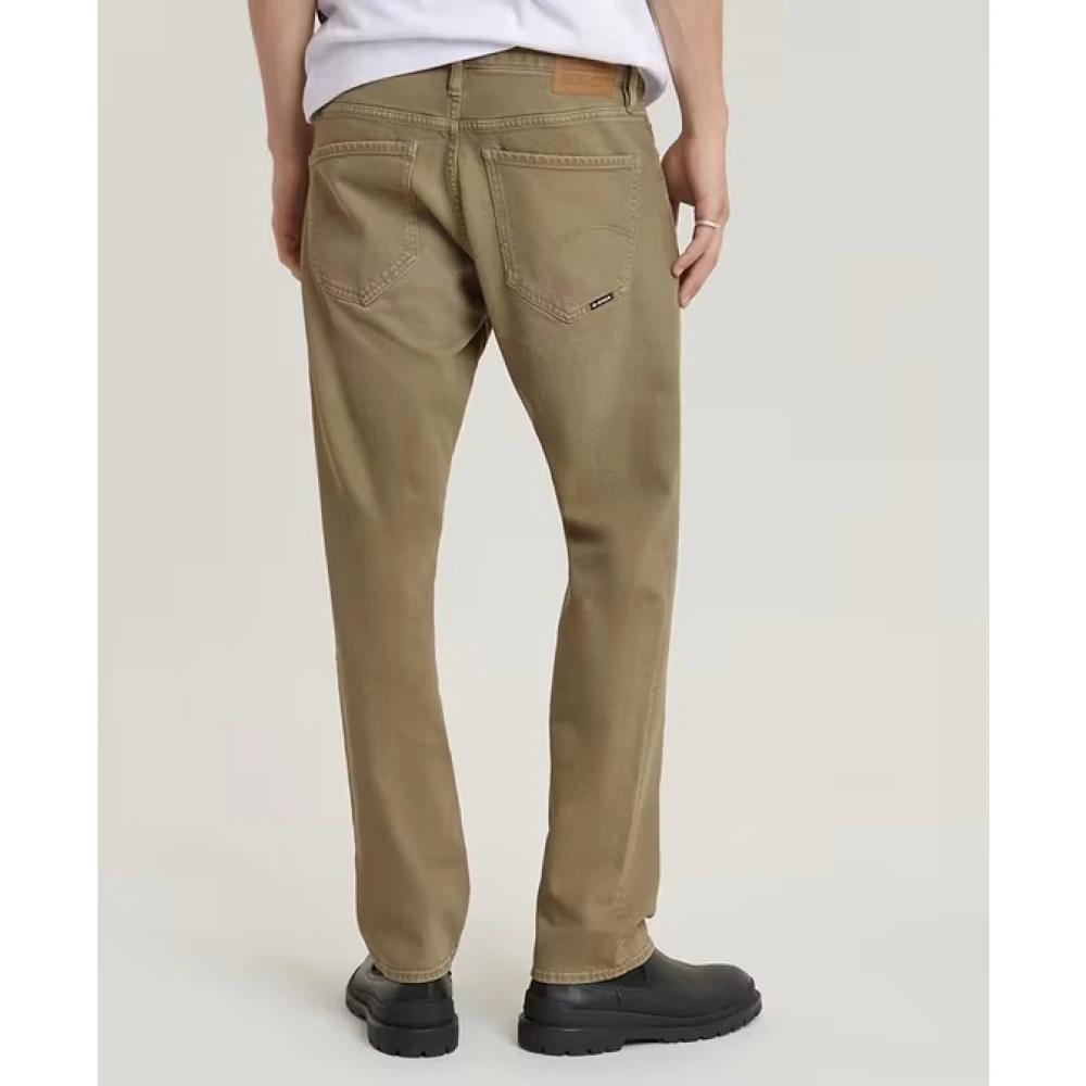 G-Star Straight Renaissance Jeans Brown Heren