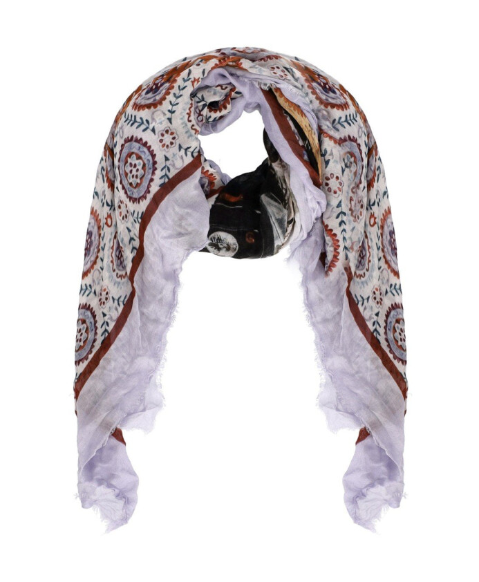echarpe-imprimee-fleurs-et-jeep-militaire