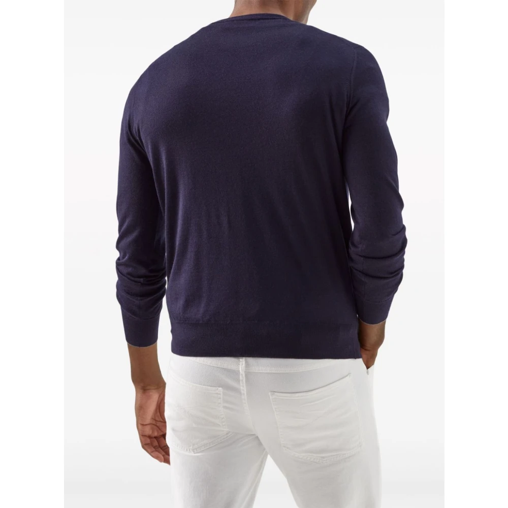 BRUNELLO CUCINELLI Truien Girocollo M L Blue Heren