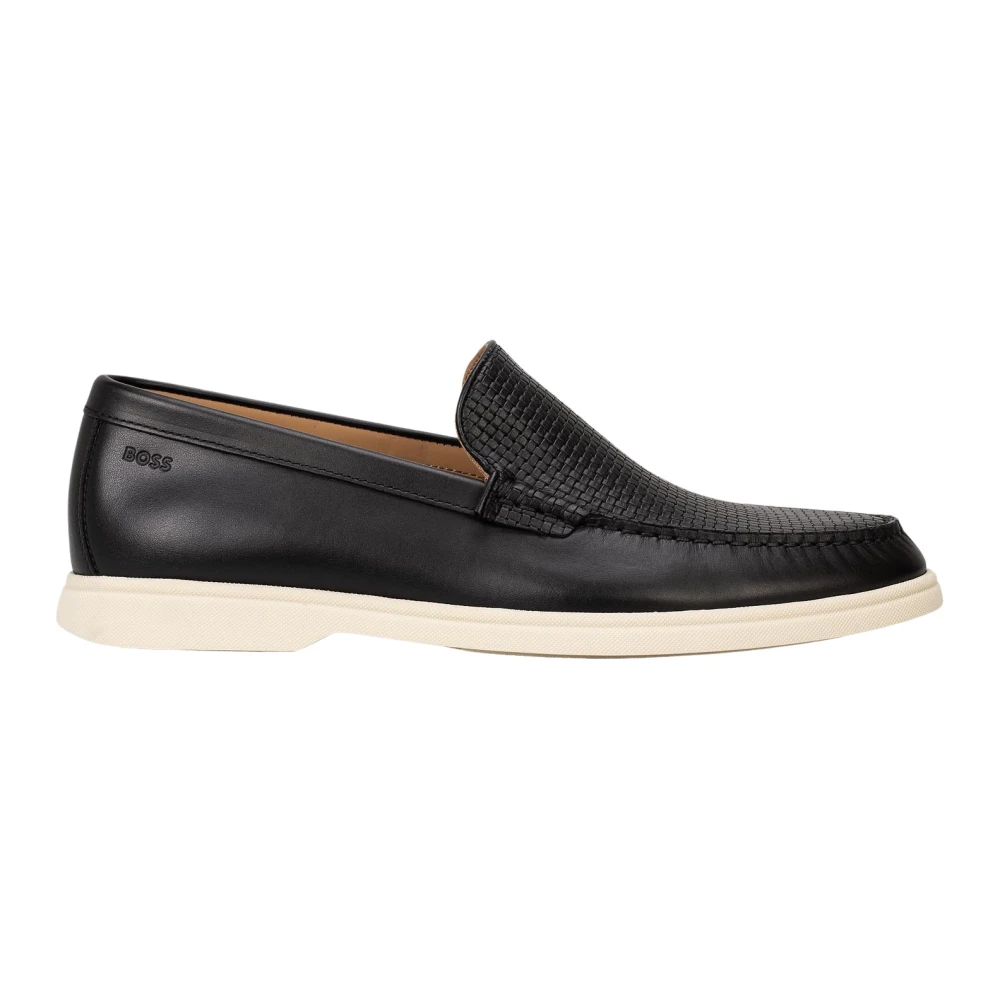 Hugo Hombre Negro - Mocasines De Cuero - Shoes - 45 Eu