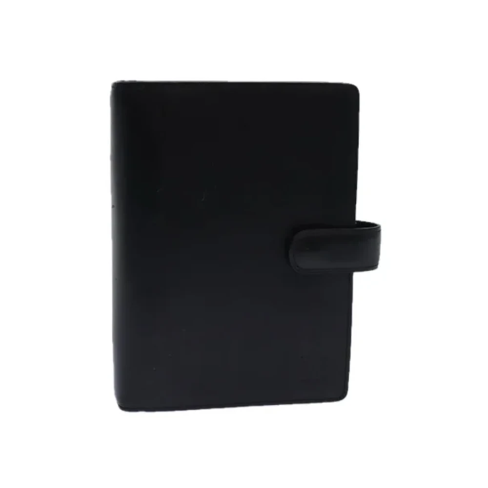 Louis Vuitton Vintage Pre-owned Leather home-office Black Dames