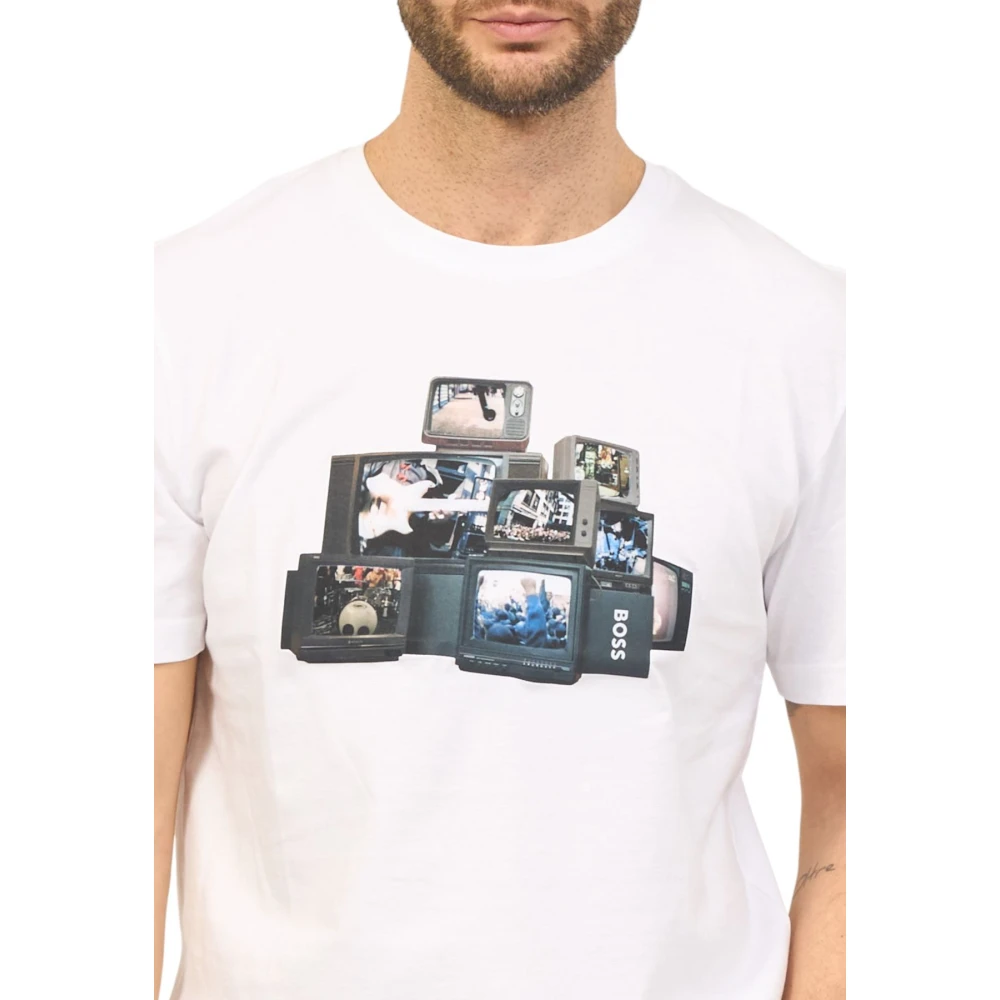 Hugo Boss Korte Mouw T-shirt White Heren
