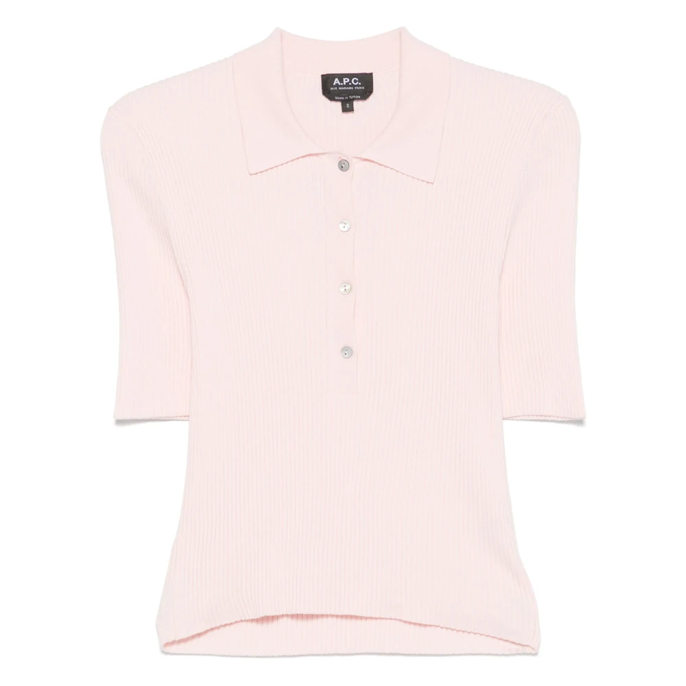 A.p.c. Roze Polo T-shirts en Polos Pink Dames