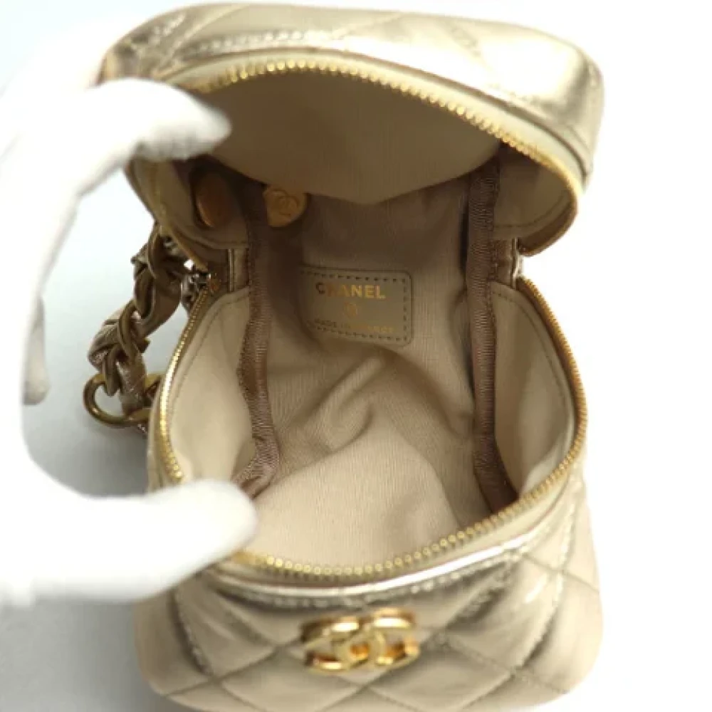 Chanel Vintage Pre-owned Fur chanel-bags Yellow Dames