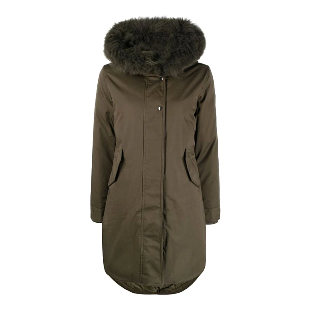 Woolrich Women's Green Parka - Parkas - M - Coats