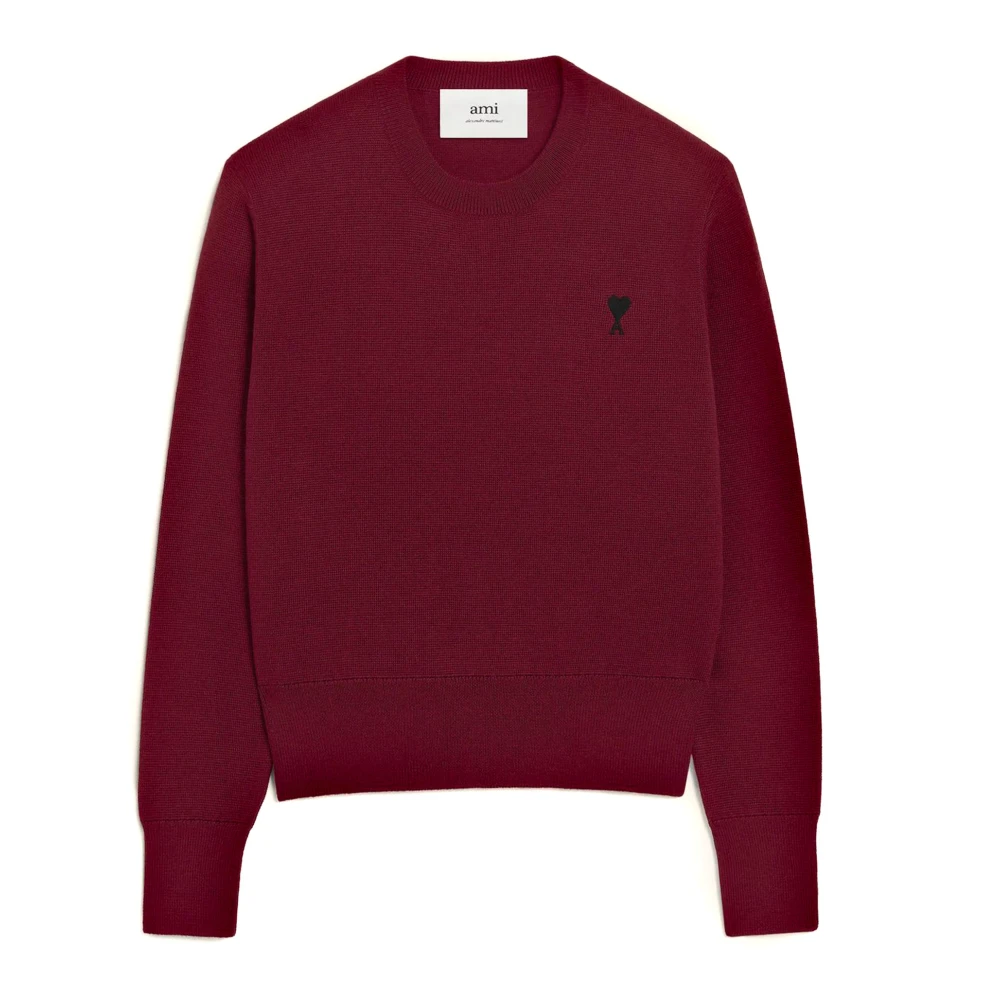 Knitwear > Round-neck Knitwear - - Ami Paris - Modalova