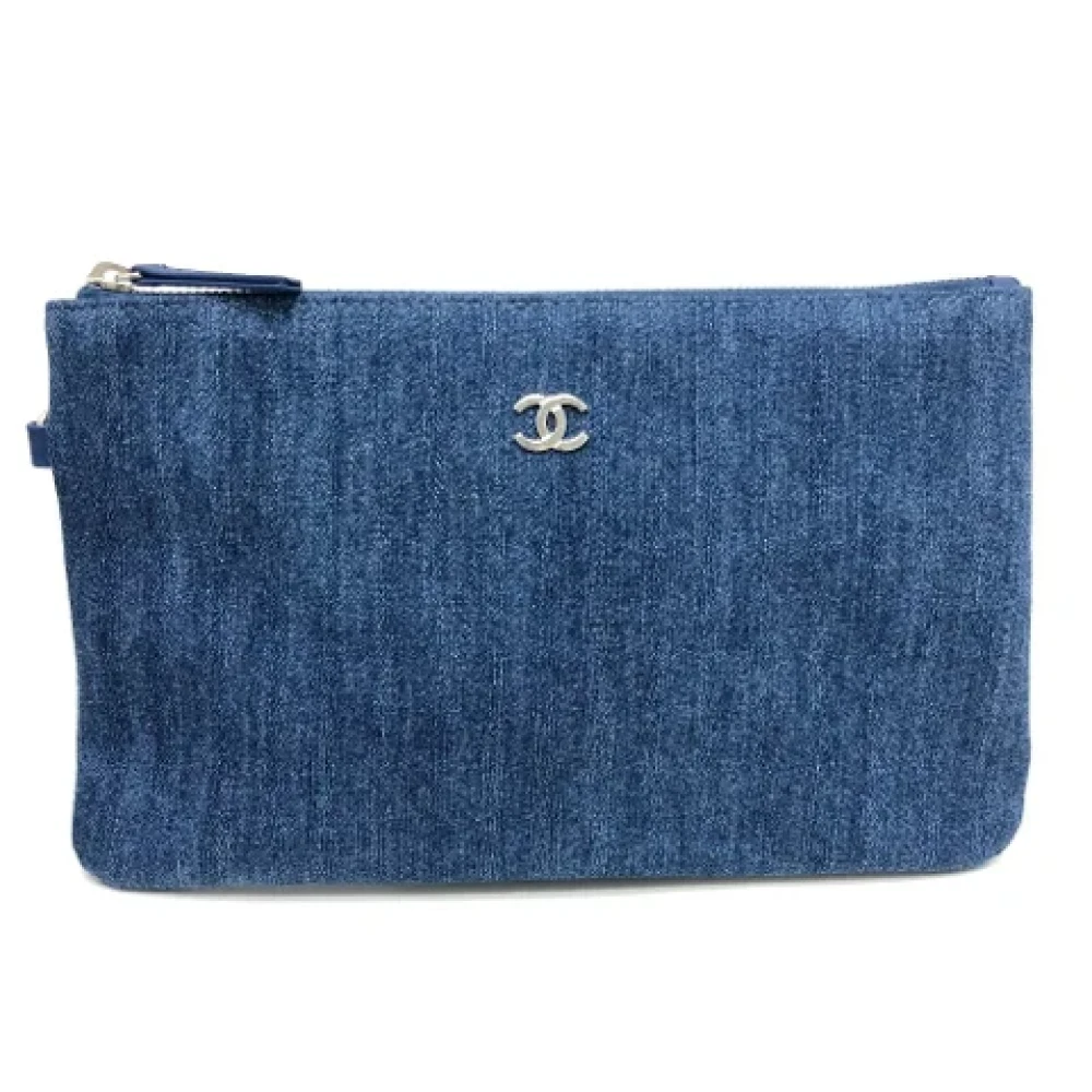 Chanel Vintage Pre-owned Denim chanel-bags Blue Dames