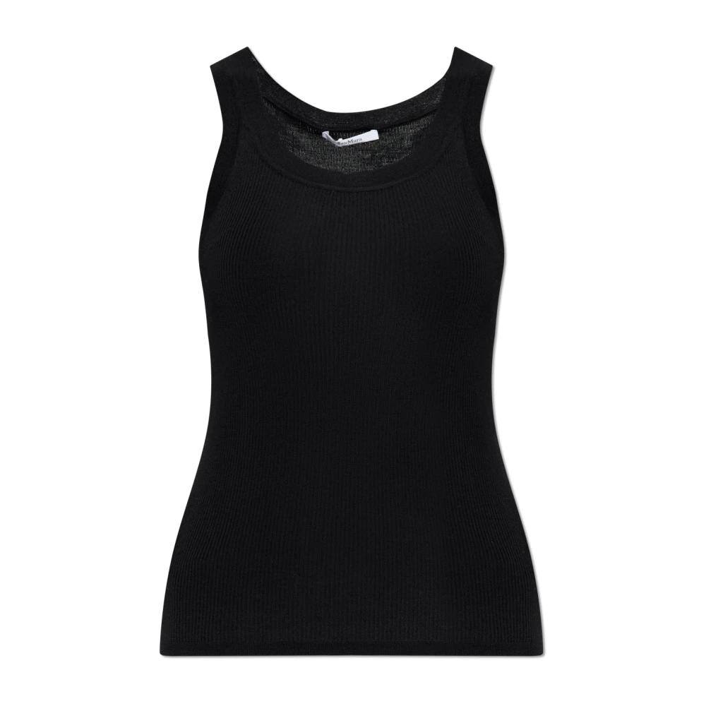 Max Mara Top Eliadi Black Dames