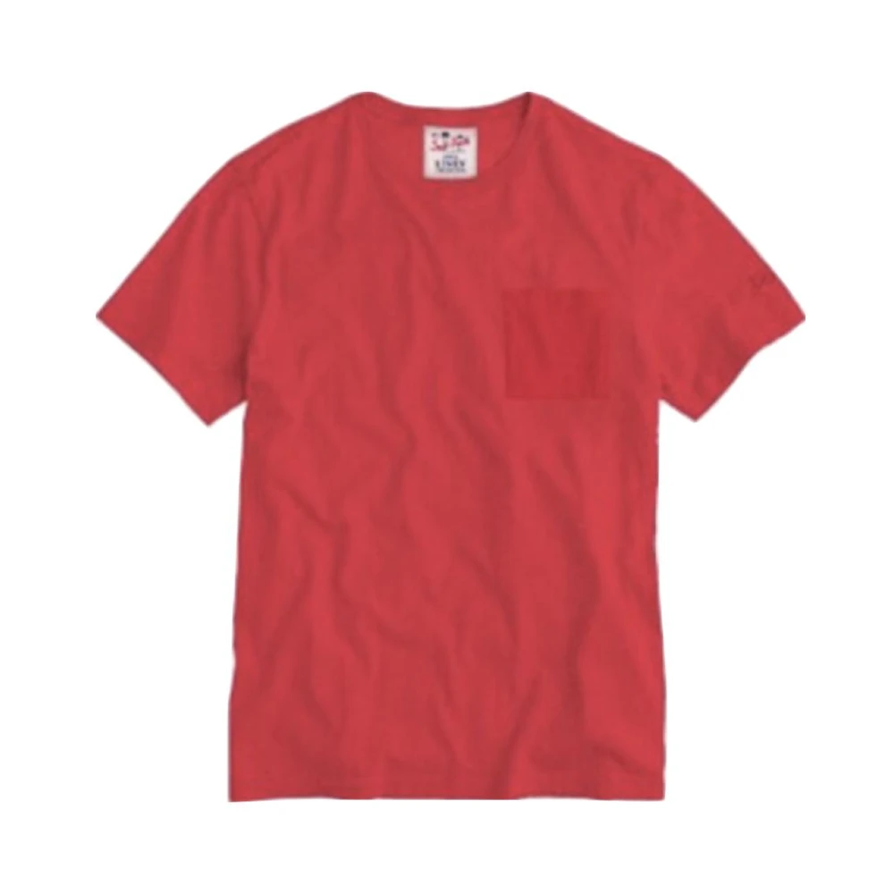 MC2 Saint Barth Linnen Heren T-shirt Diverse Kleuren Red Heren