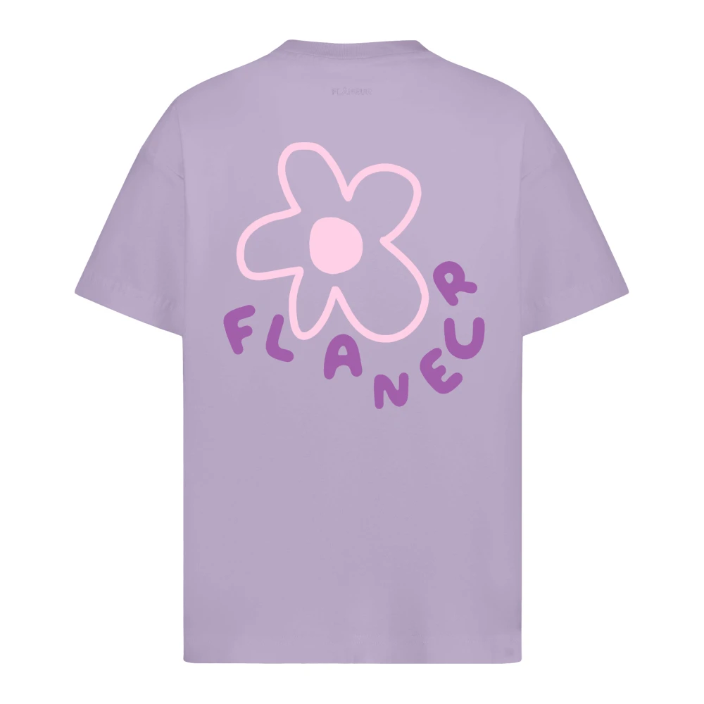 Flâneur Bloesem T-shirt voor heren Purple Heren