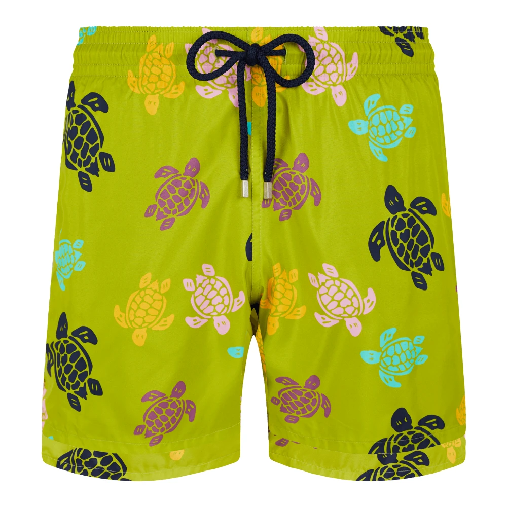 Vilebrequin Ultra-licht Opvouwbare Zwemshorts Multicolore Matcha Groen Multicolor Heren