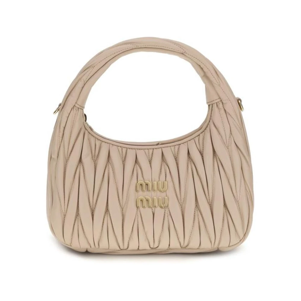 Miu Miu Wander Small Leather Hobo Bag - Bild 2