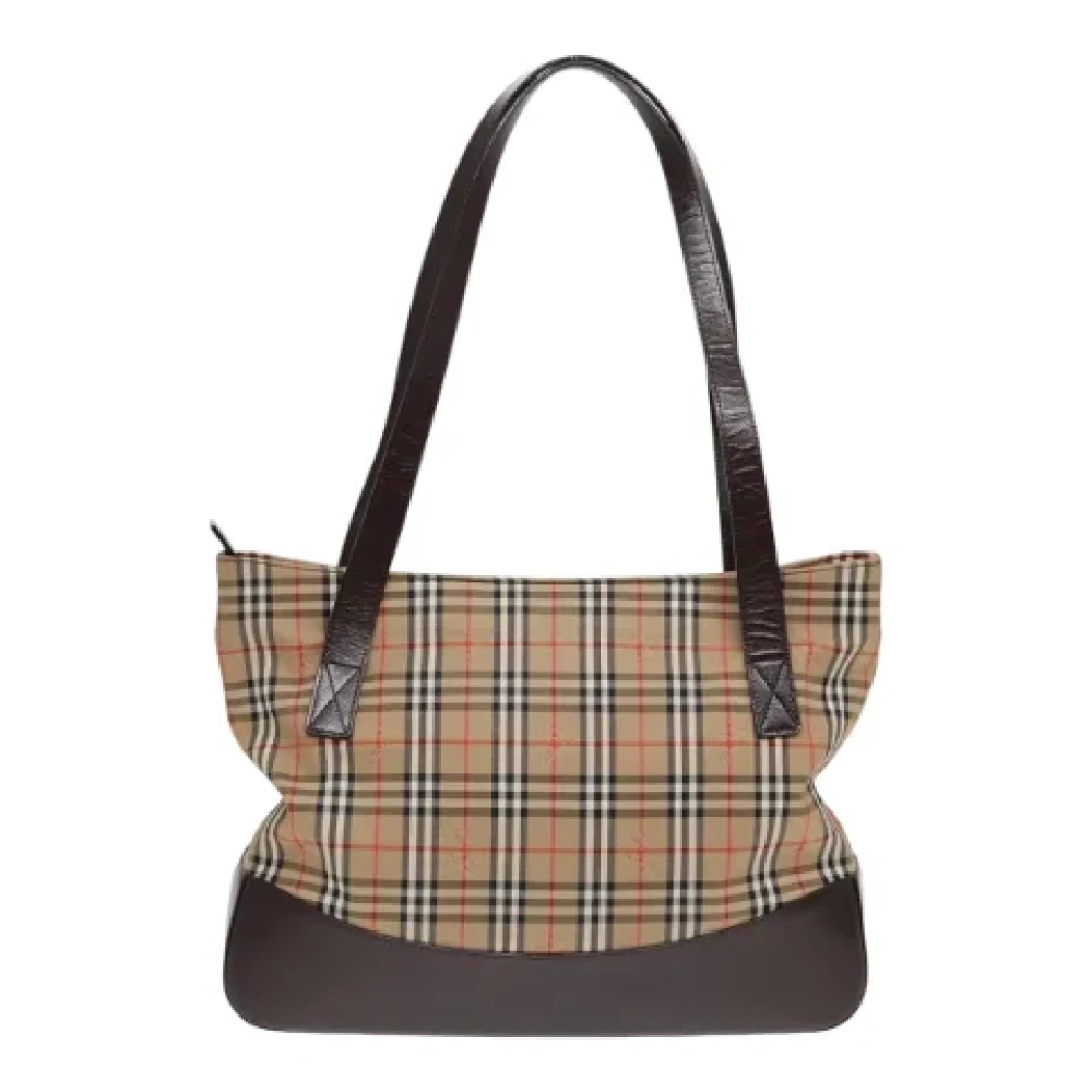 Burberry Vintage Pre-owned Canvas totes Beige Dames