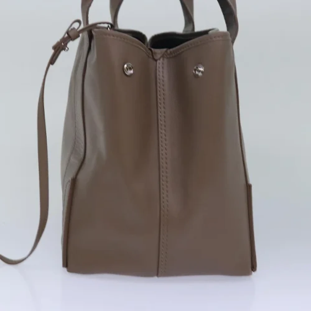 Balenciaga Vintage Pre-owned Leather handbags Gray Dames