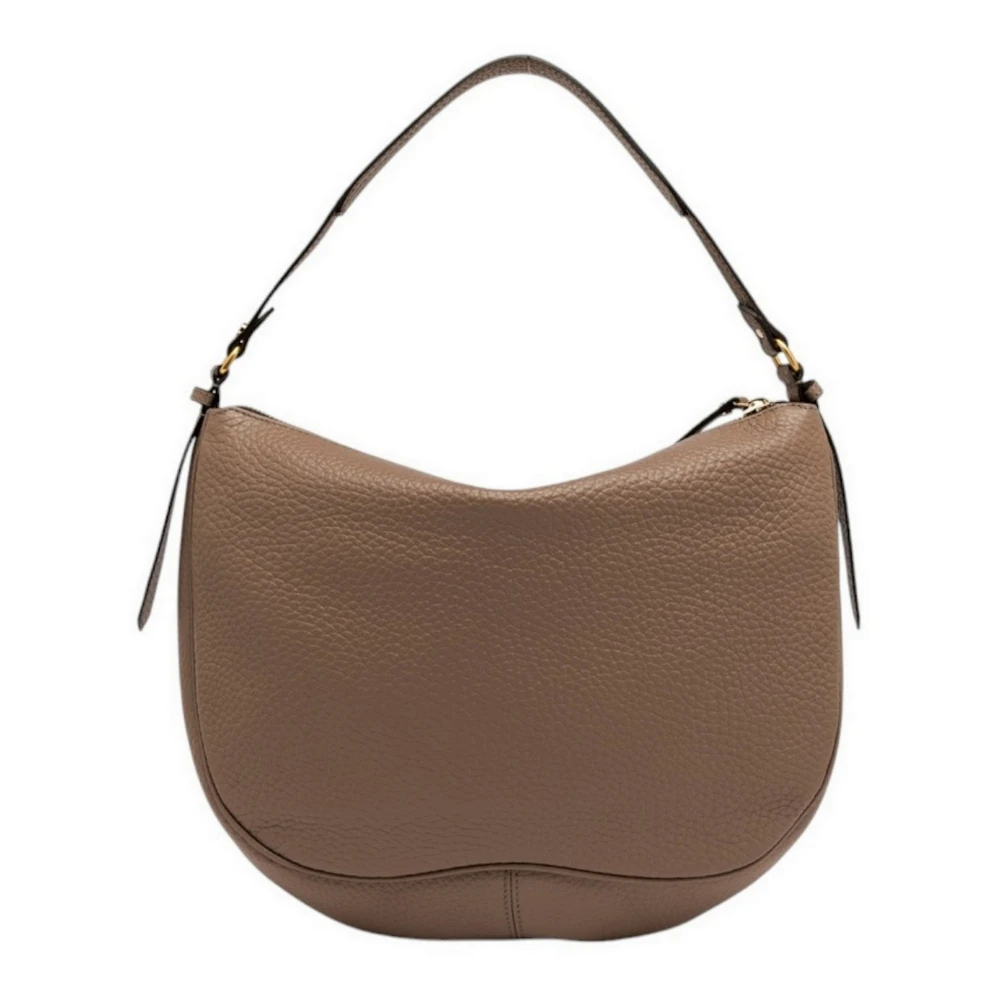 Gianni Chiarini Vintage stijl leren handtas duifgrijs Brown Dames