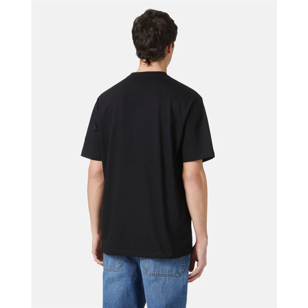 Iceberg De Re-Edit T-shirt met cartoonafbeeldingen Black Heren
