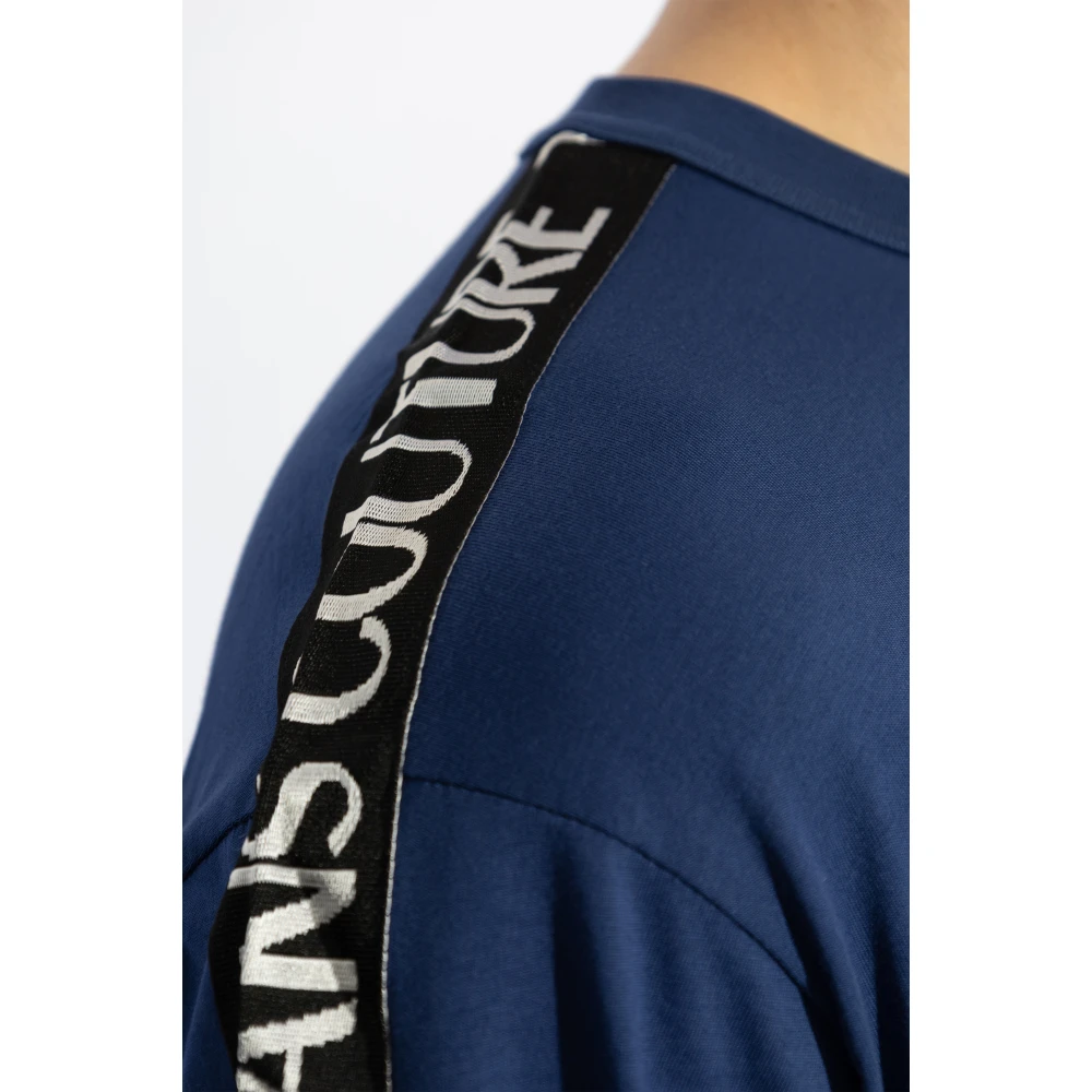 Versace Jeans Couture T-shirt met zak Blue Heren