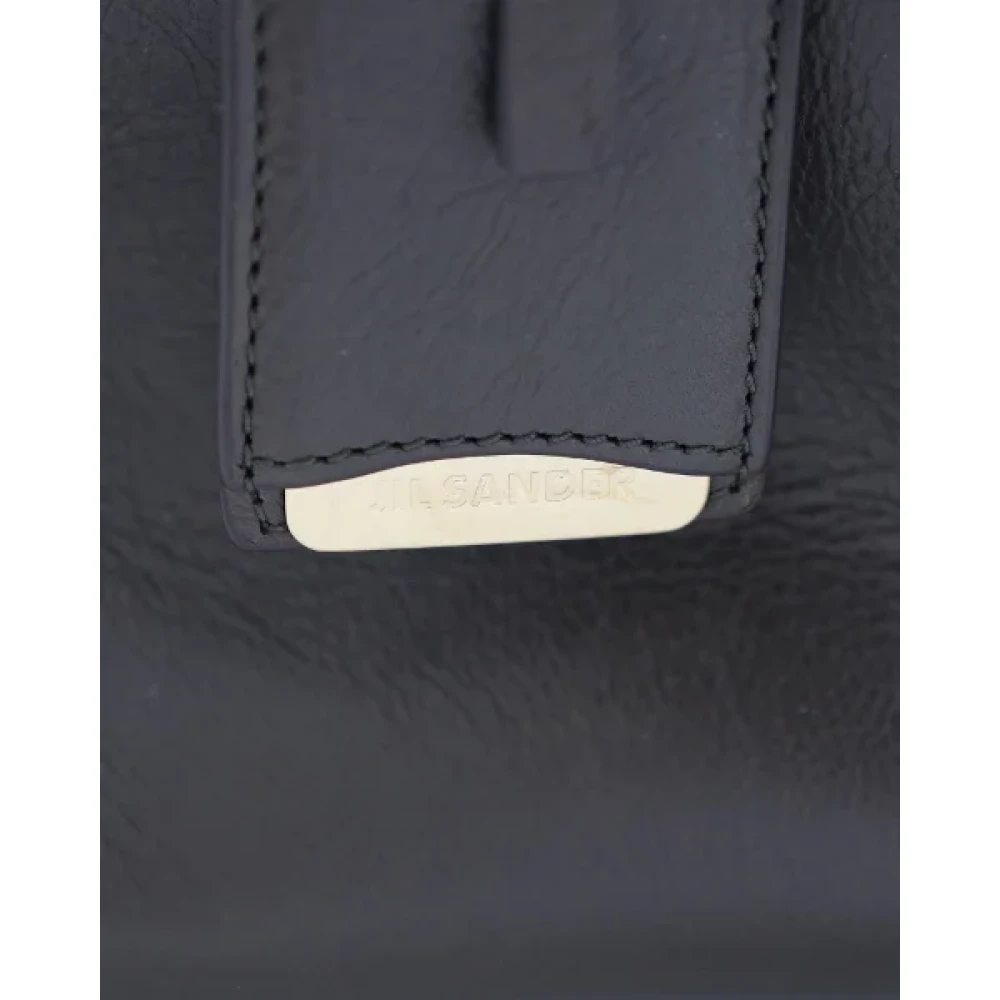 Jil Sander Pre-owned Leather shoulder-bags Gray Dames