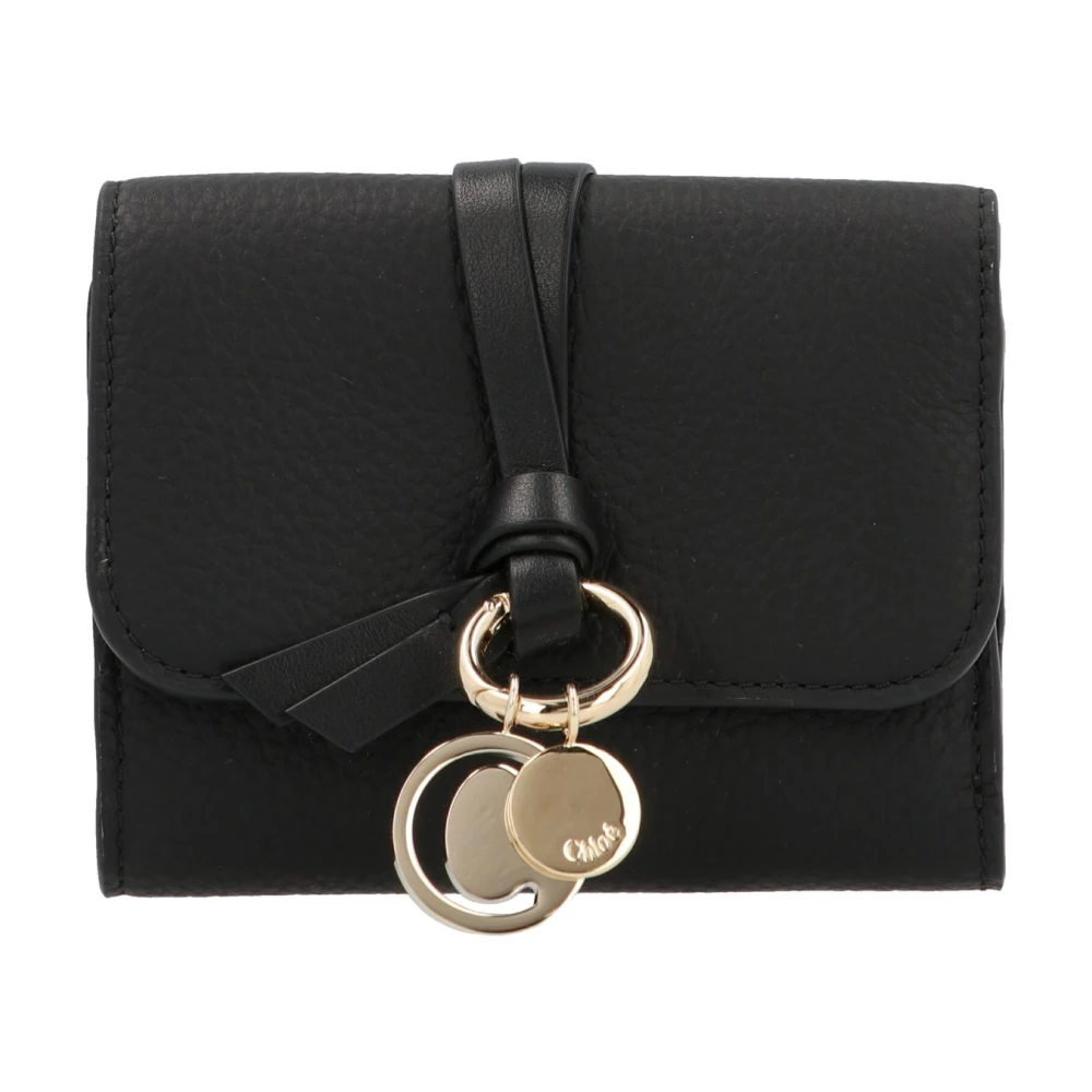 Chloé Small Trifold Alphabet Wallet - Female - Wallets & Cardholders - Black - One Size - Accessories - Image 6