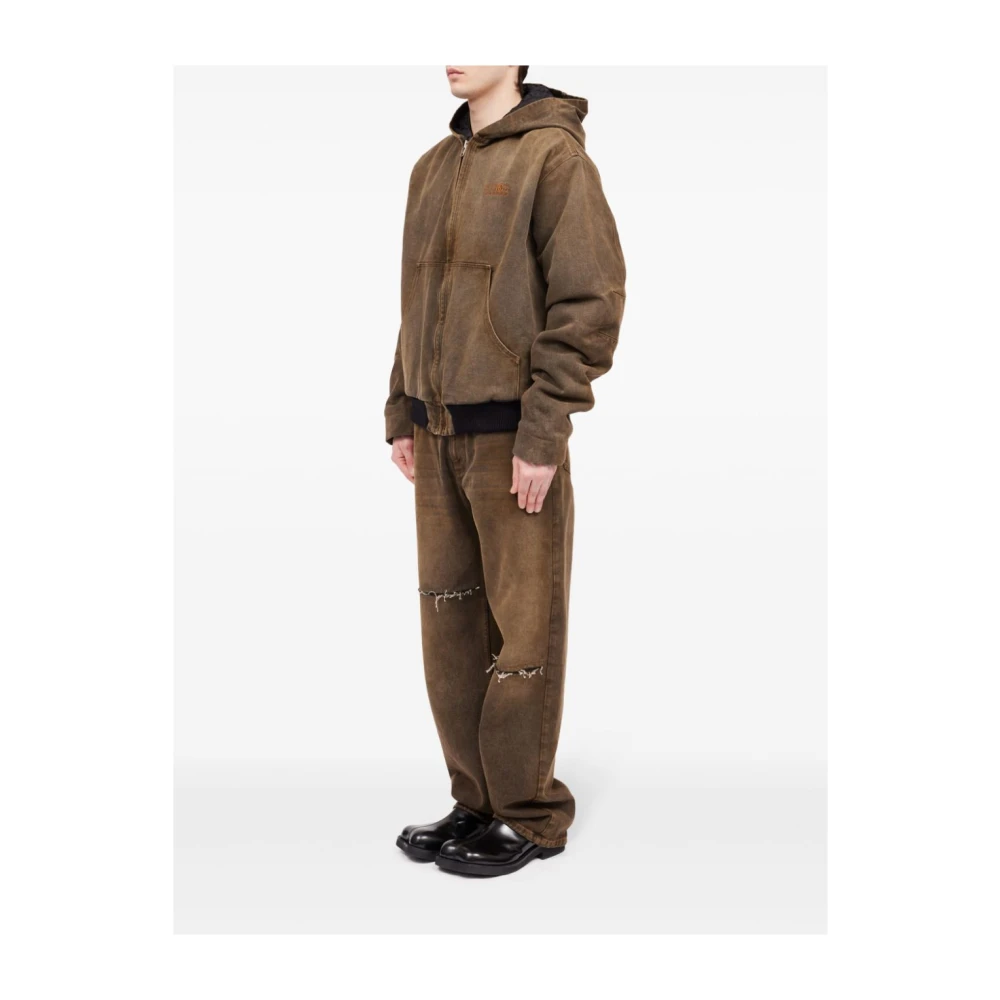 MM6 Maison Margiela Bruine Jas voor Vrouwen Brown Heren