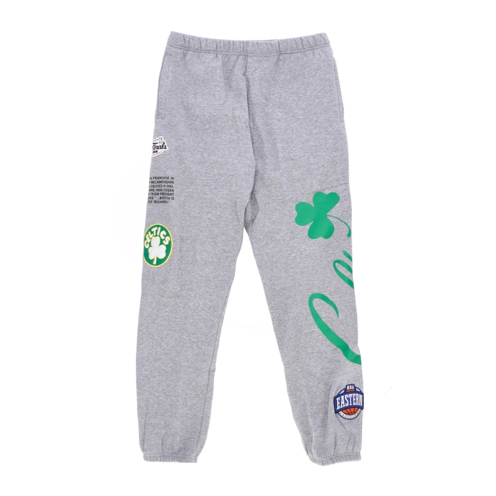 Mitchell & Ness Boston Celtics Fleece Trainingsbroek Gray Heren