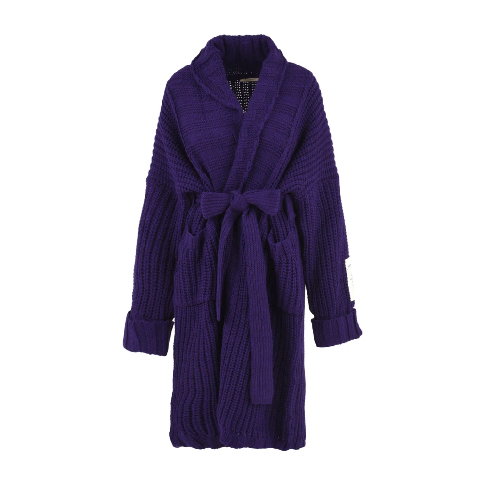 Hinnominate Women's Purple Cardigan Sweaters For