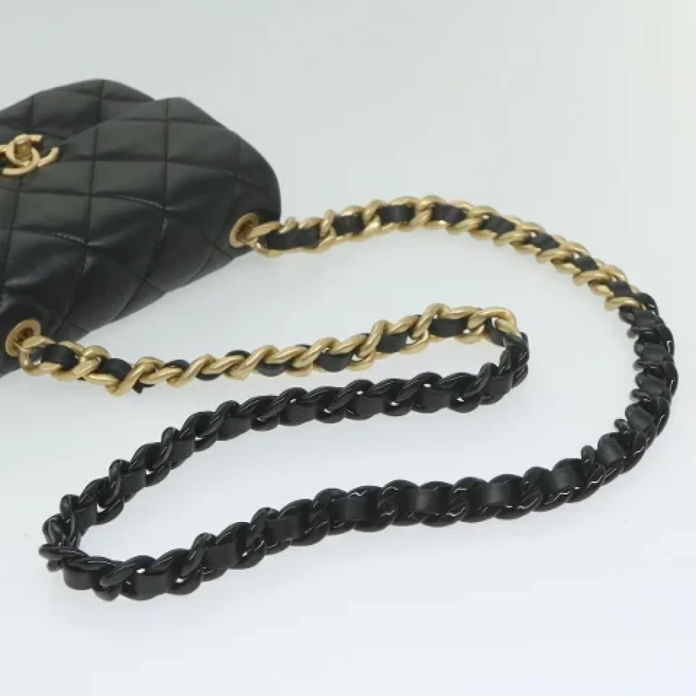 Chanel Vintage Pre-owned Leather chanel-bags Black Dames