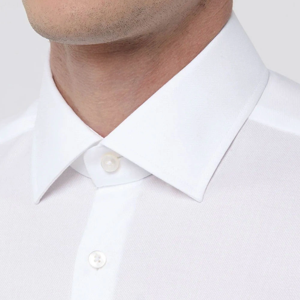 Xacus Reis Shirt Evolution Fit Wit White Heren