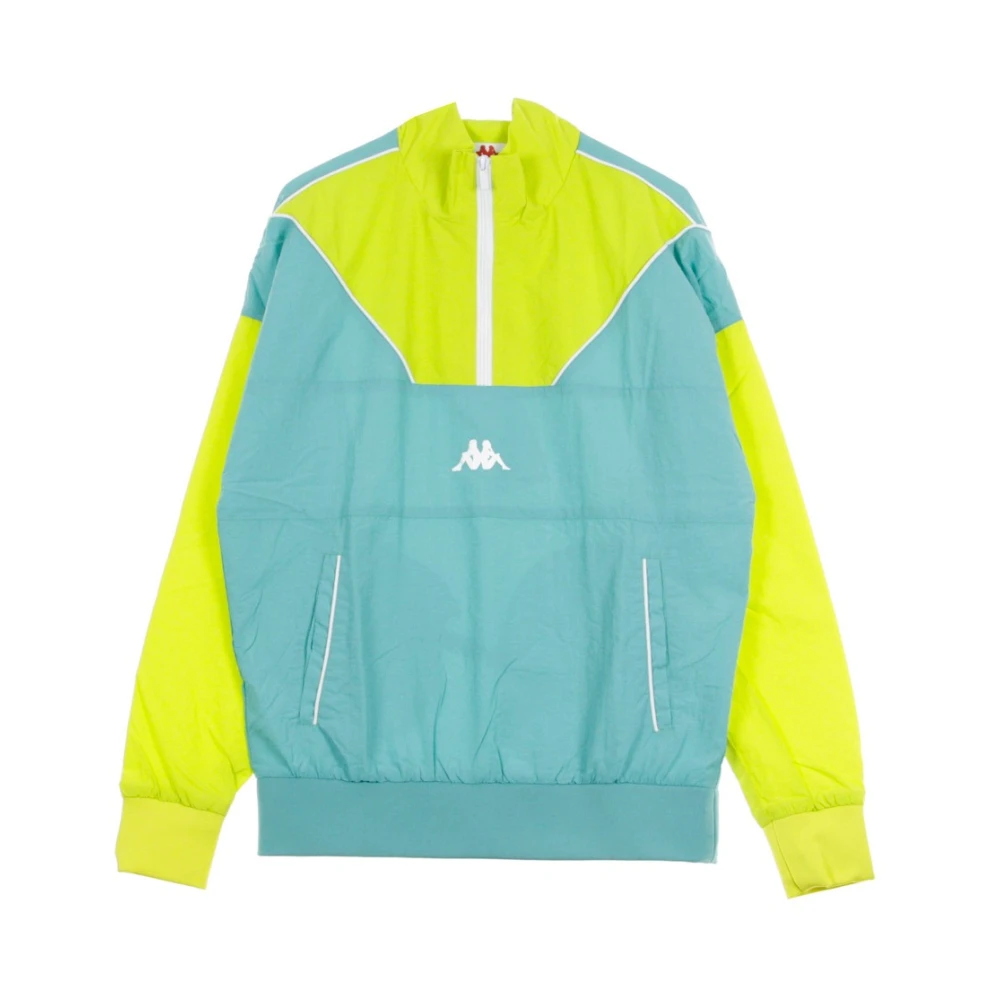 Kappa Heren Windbreaker Jas in Licht Groen Multicolor Heren