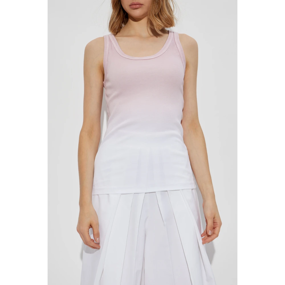 Fabiana Filippi Ribgebreide Top Pink Dames