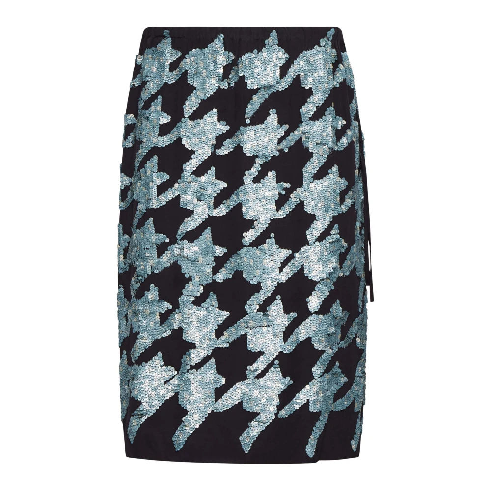 Dries Van Noten Paarse Rokken voor Vrouwen Multicolor Dames