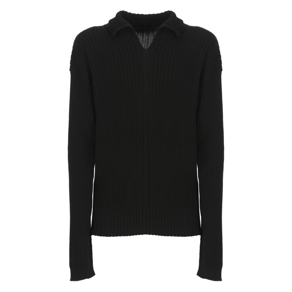 Rick Owens Zwarte Katoenen Trui Black Heren